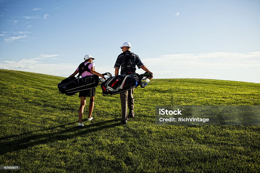 Duo di golf - Foto stock royalty-free di Golf