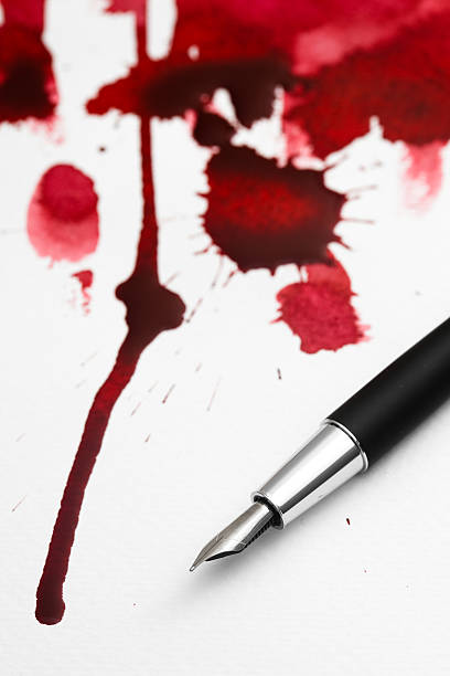 4,600+ Blood Pen Stock Photos, Pictures & Royalty-Free Images - iStock | Writing instrument, Weapon writing, Not safe