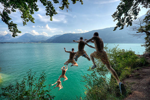 o salto em distância - image sequence - fotografias e filmes do acervo