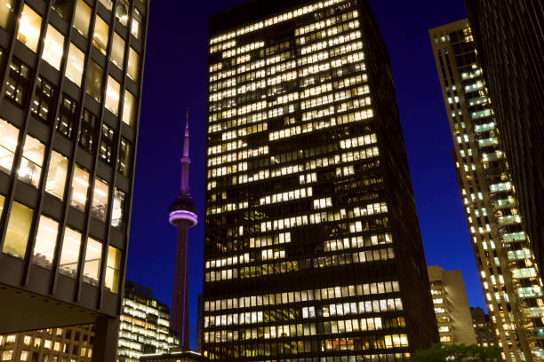 istock Office Buildings and CN Tower in Toronto 157510436