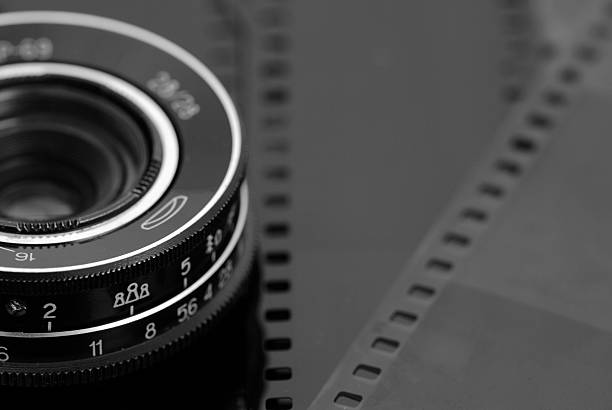 Old Camera Lens and Film.