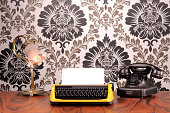 istock Typewriter on Desk 157510886