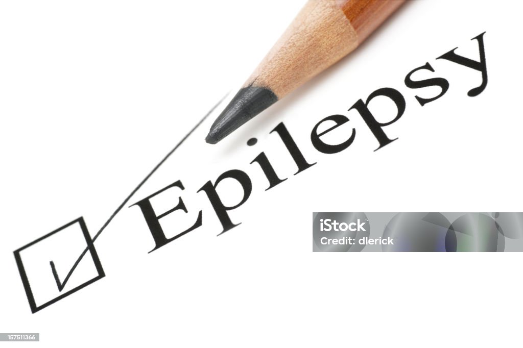 Epilepsia lista de verificación de la salud - Foto de stock de Epilepsia libre de derechos