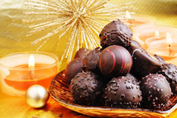 istock truffles and christmas decoration 157511945