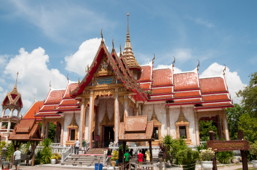 Bangkok, Thailand - March first 2016 - Buddha Temple