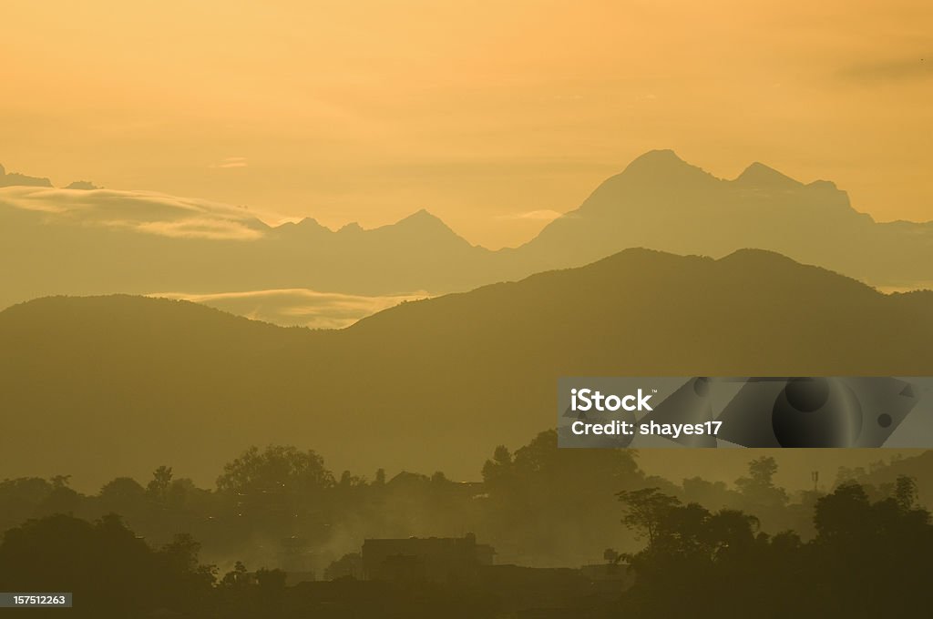 Morgen mountain sunrise - Lizenzfrei Anhöhe Stock-Foto