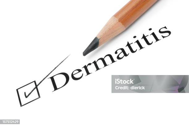 Dermatitis Health Care Checkliste Stockfoto und mehr Bilder von Bildschärfe - Bildschärfe, Bleistift, Checkliste