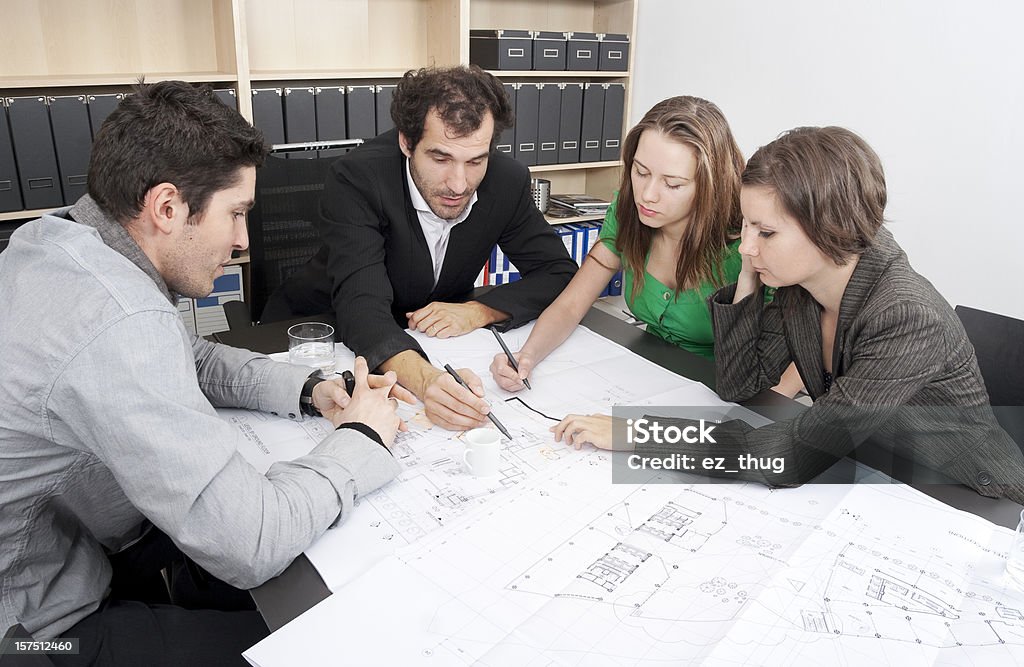 Büro-meeting - Lizenzfrei Bauunternehmer Stock-Foto