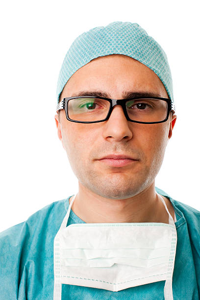 istock Male Surgeon with Glasses, Studio Portrait 157512926