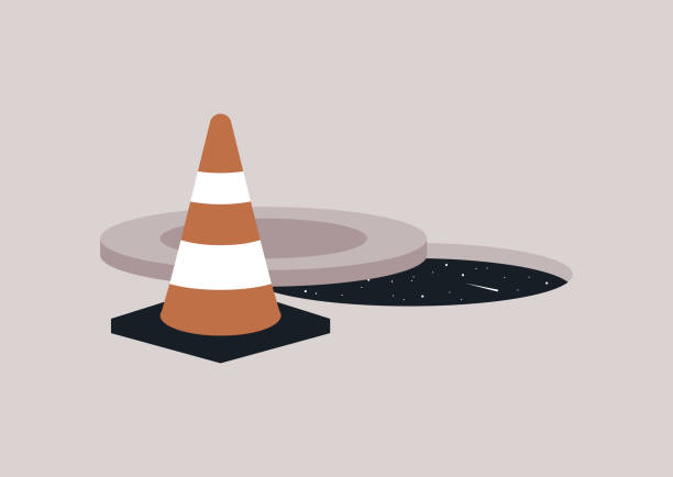 istock A sewer hatch as a hidden passage to another universe, a portal into outer space, a dream 1575130532