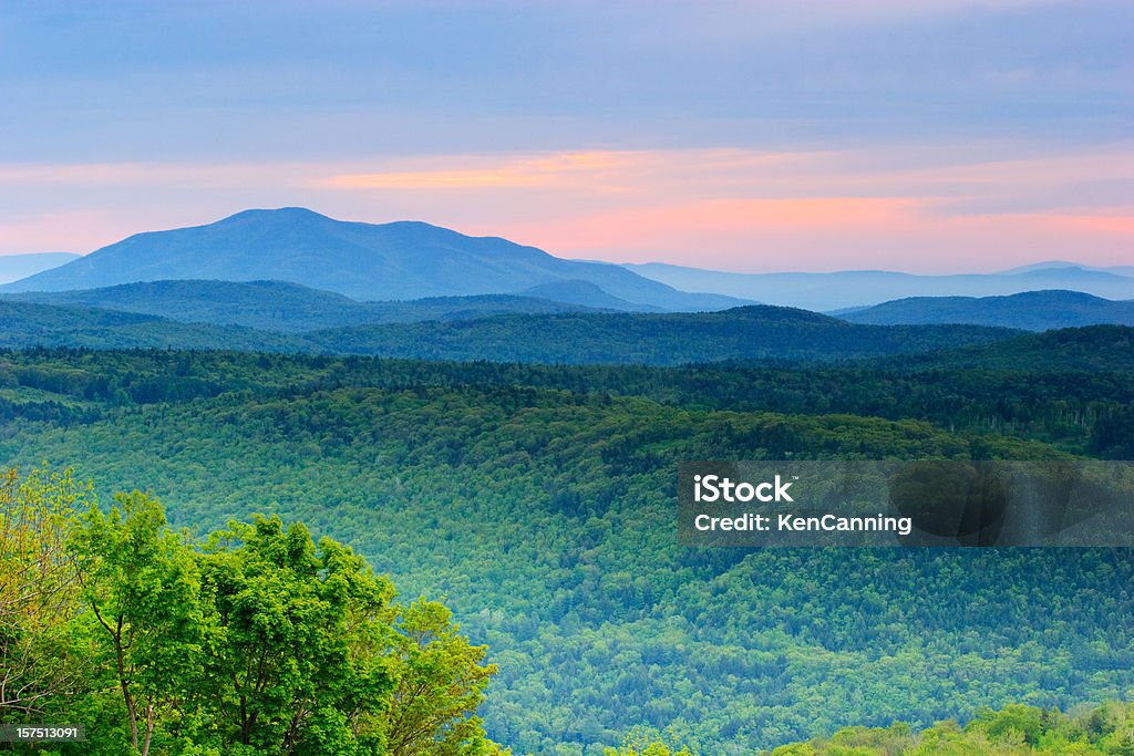 Rolling montagnes du Vermont - Photo de Vermont libre de droits