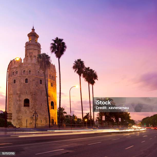 Torre Del Oro Stockfoto und mehr Bilder von Torre Del Oro - Torre Del Oro, Abenddämmerung, Andalusien