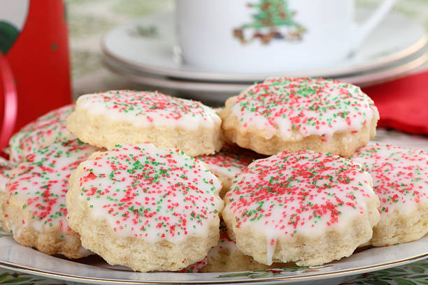istock Shortbread Christmas Cookies Closeup 157519915