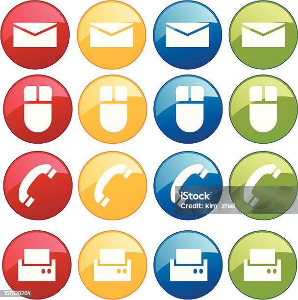 Communication Icon Stock Illustration - Download Image Now - Blue, Color Image, Communication