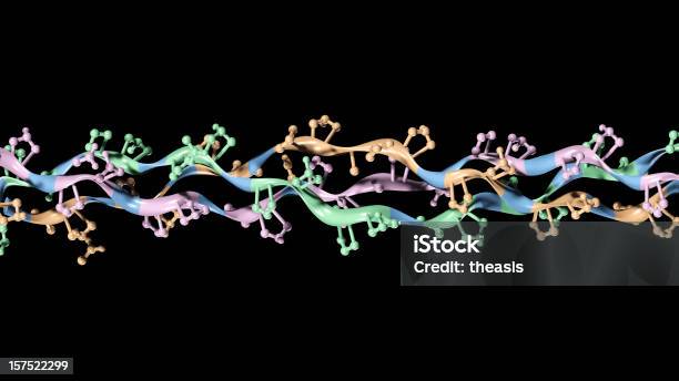 Foto de Molécula De Colágeno e mais fotos de stock de Molécula - Molécula, Colágeno Humano, Bioquímica