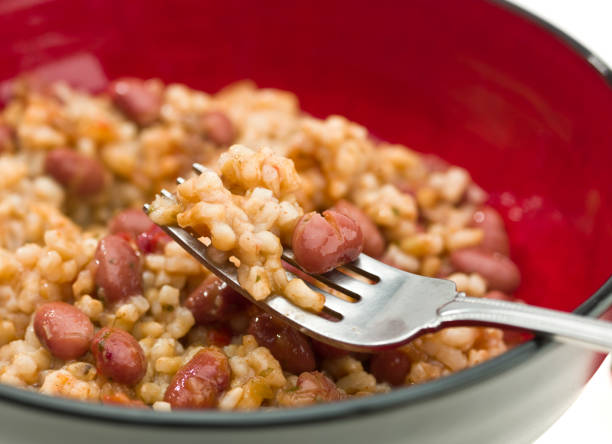 Rice and beans  beans and rice stock pictures, royalty-free photos & images