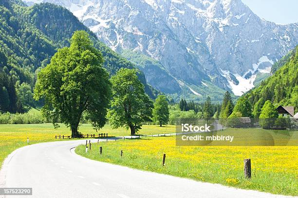 Foto de Idílico Alpes Valley e mais fotos de stock de Alpes europeus - Alpes europeus, Azul, Beleza