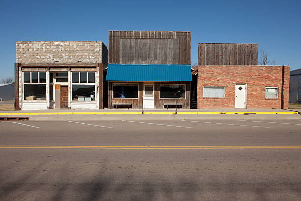 istock Vacant business buildings in Arnett, Oklahoma 157523302