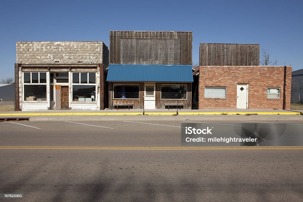 Stanowisko firmy budynków w Arnett, Oklahoma - Zbiór zdjęć royalty-free (Stan Oklahoma)