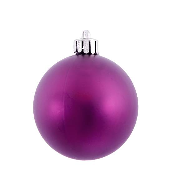 istock single violett chrismas ball isolated 157523347
