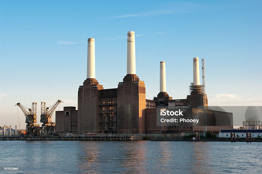 Battersea Power Station - Lizenzfrei Battersea-Kohlekraftwerk Stock-Foto