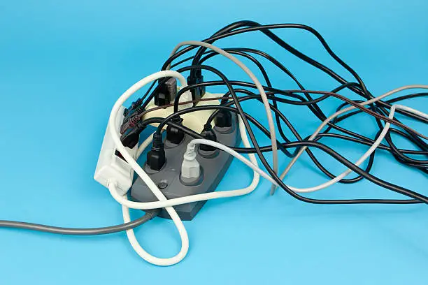 Photo of Electrical Cord Overload