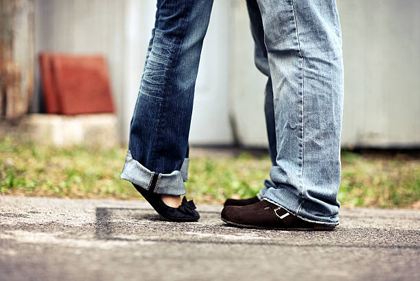 istock Couple Feet Love 157524170