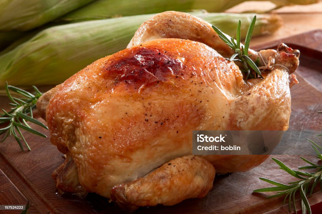 Frango Assado - Royalty-free Alecrim Foto de stock