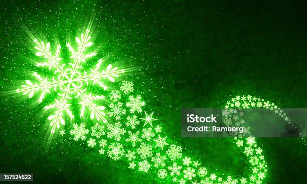 Zielony Zima Tło - Stockowe grafiki wektorowe i więcej obrazów Abstrakcja - Abstrakcja, Bez ludzi, Boże Narodzenie