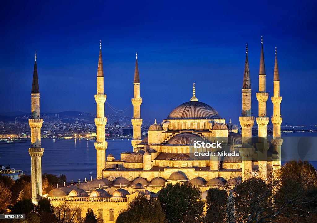 Blaue Moschee in Istanbul - Lizenzfrei Topkapi-Palast Stock-Foto