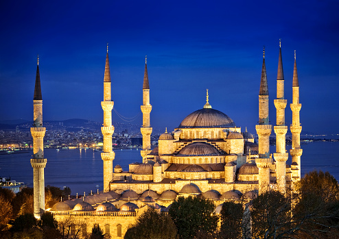 Blue Mosque in Istanbul, Turkey 