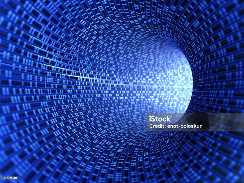 digital-tunnel - Lizenzfrei Daten Stock-Foto