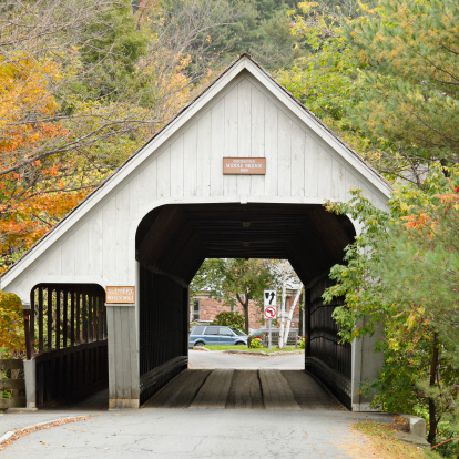 Middle bridge (Woodstock, Vermont).