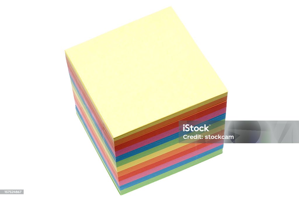 Notepad Postit Image Notepad Postit Isolated On White Stock Photo - Download Image Now ...
