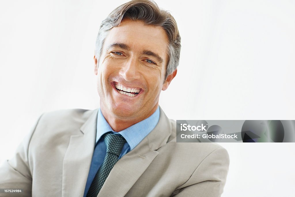 Portrait of a businessman laughing  40-44 Years Stock Photo