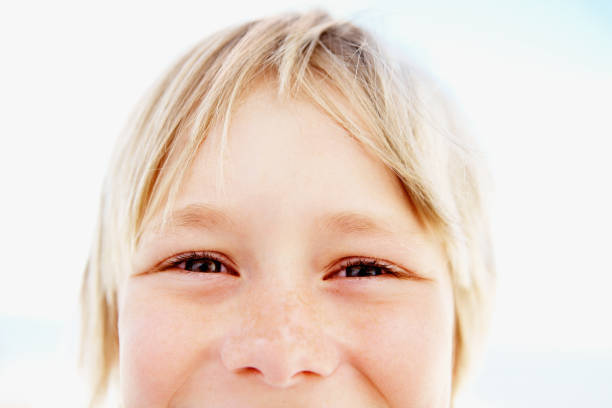 istock Close-up of a boy's face 157525239
