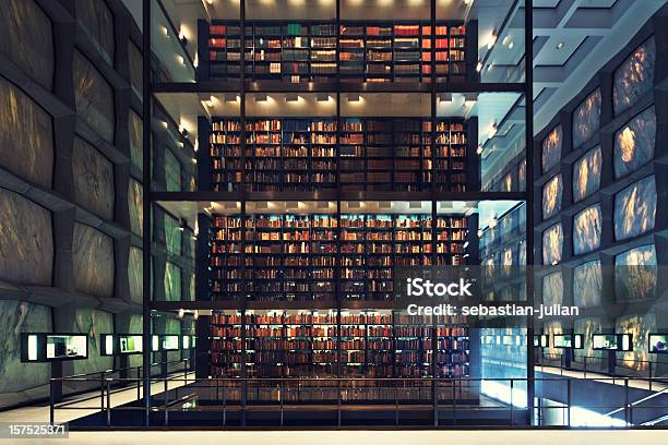Postmodern Library Stock Photo - Download Image Now - Library, Modern, Data
