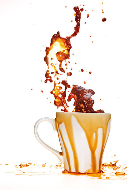 Coffee splash  coffee addict stock pictures, royalty-free photos & images