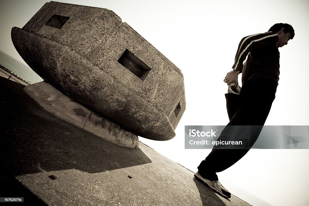 Parkour e freerunning - Royalty-free Atleta Foto de stock