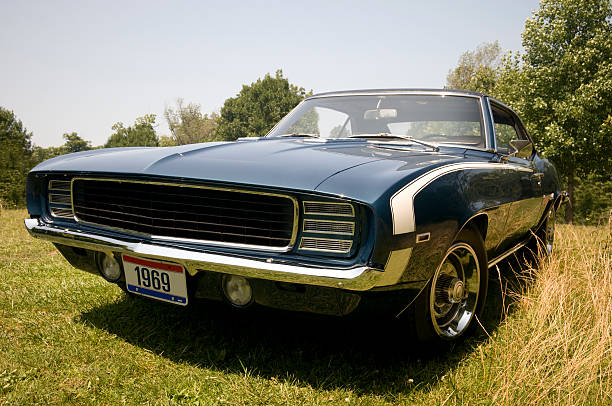 Classic 1969 Camaro Outside  1969 stock pictures, royalty-free photos & images