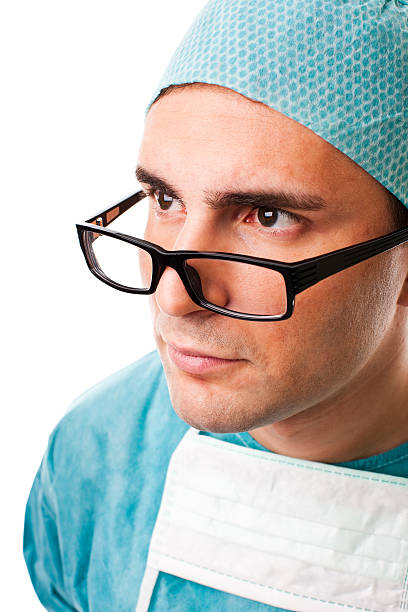 istock Male Surgeon with Glasses, Studio Portrait 157525868