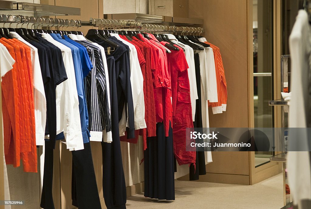 Leere Frauen boutique - Lizenzfrei Damenmode Stock-Foto