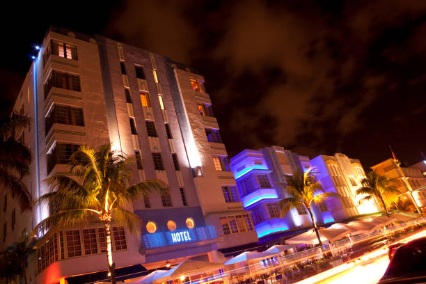istock Ocean Drive by the beach in Miami 157525972