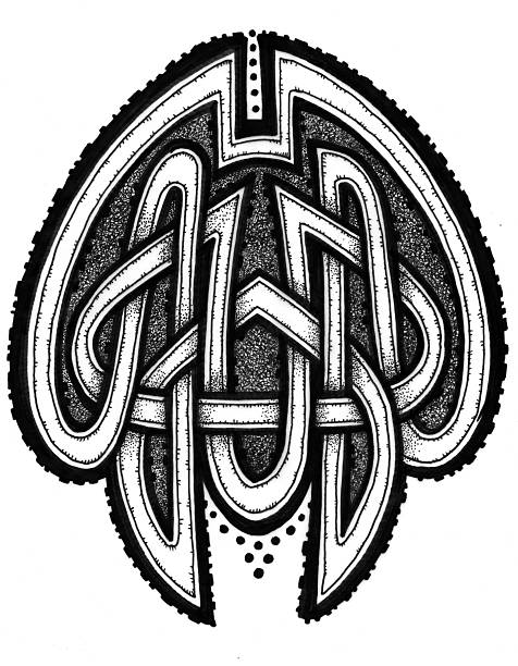 illustrations, cliparts, dessins animés et icônes de entrelacs celtiques 2 - celtic knotwork