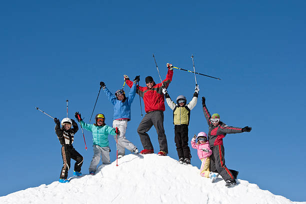 Childrens ski school  ski instructor stock pictures, royalty-free photos & images