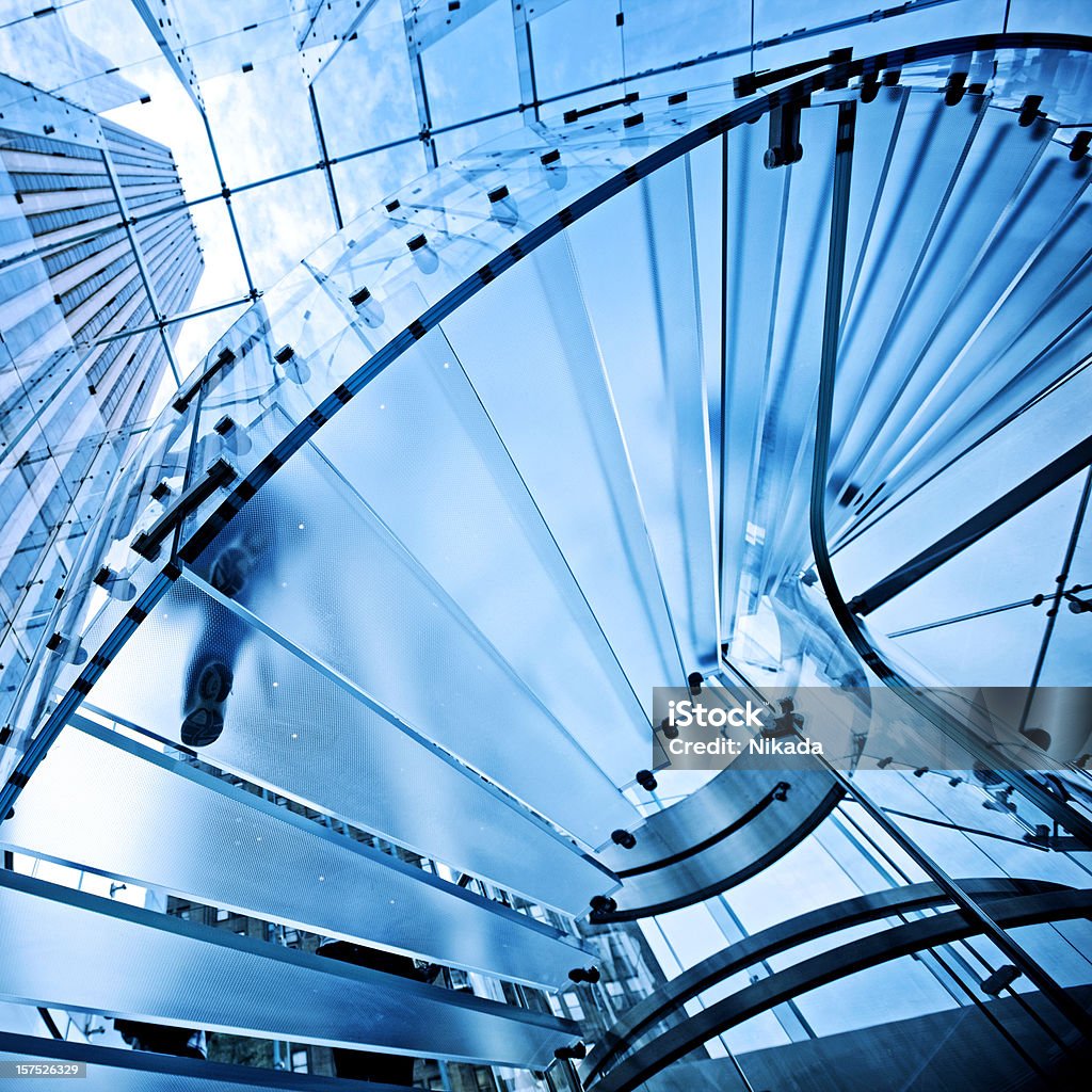 Moderna de escalera - Foto de stock de Abstracto libre de derechos