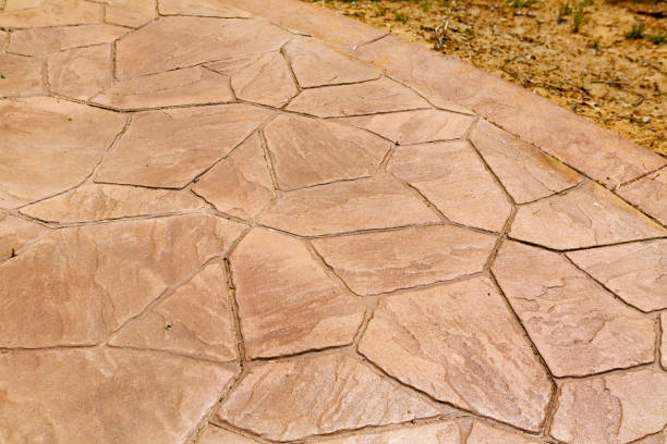 istock Stamped Concrete Patio 157526540