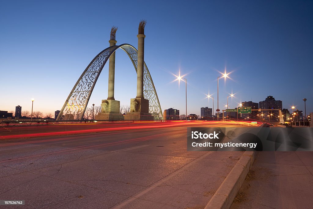 Winnipeg norwood bridge  Winnipeg Stock Photo