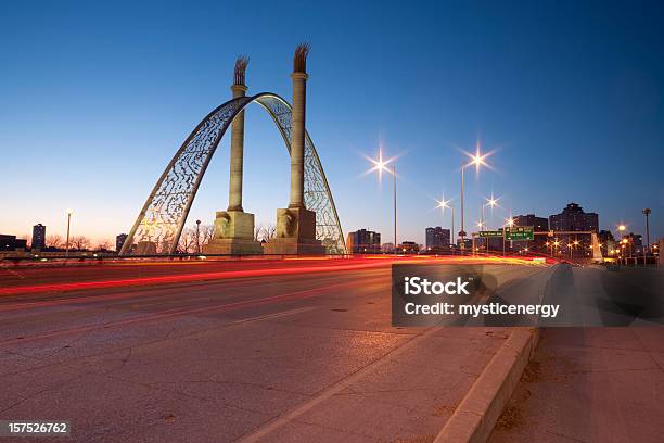Winnipeg Norwood Bridge Stock Photo - Download Image Now - Winnipeg, Manitoba, Bridge - Built Structure