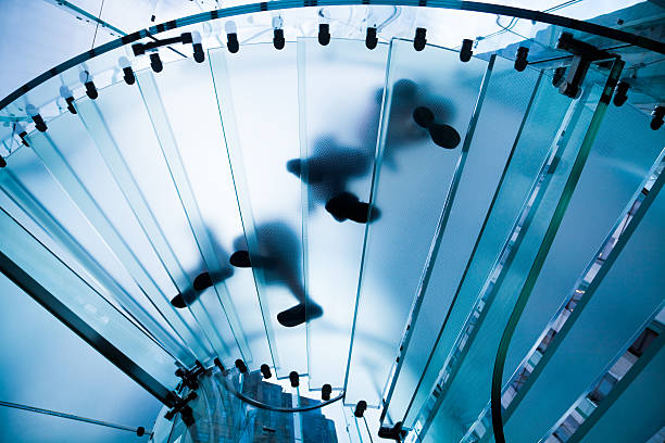 istock Modern Office Building Glass Staircase 157526765